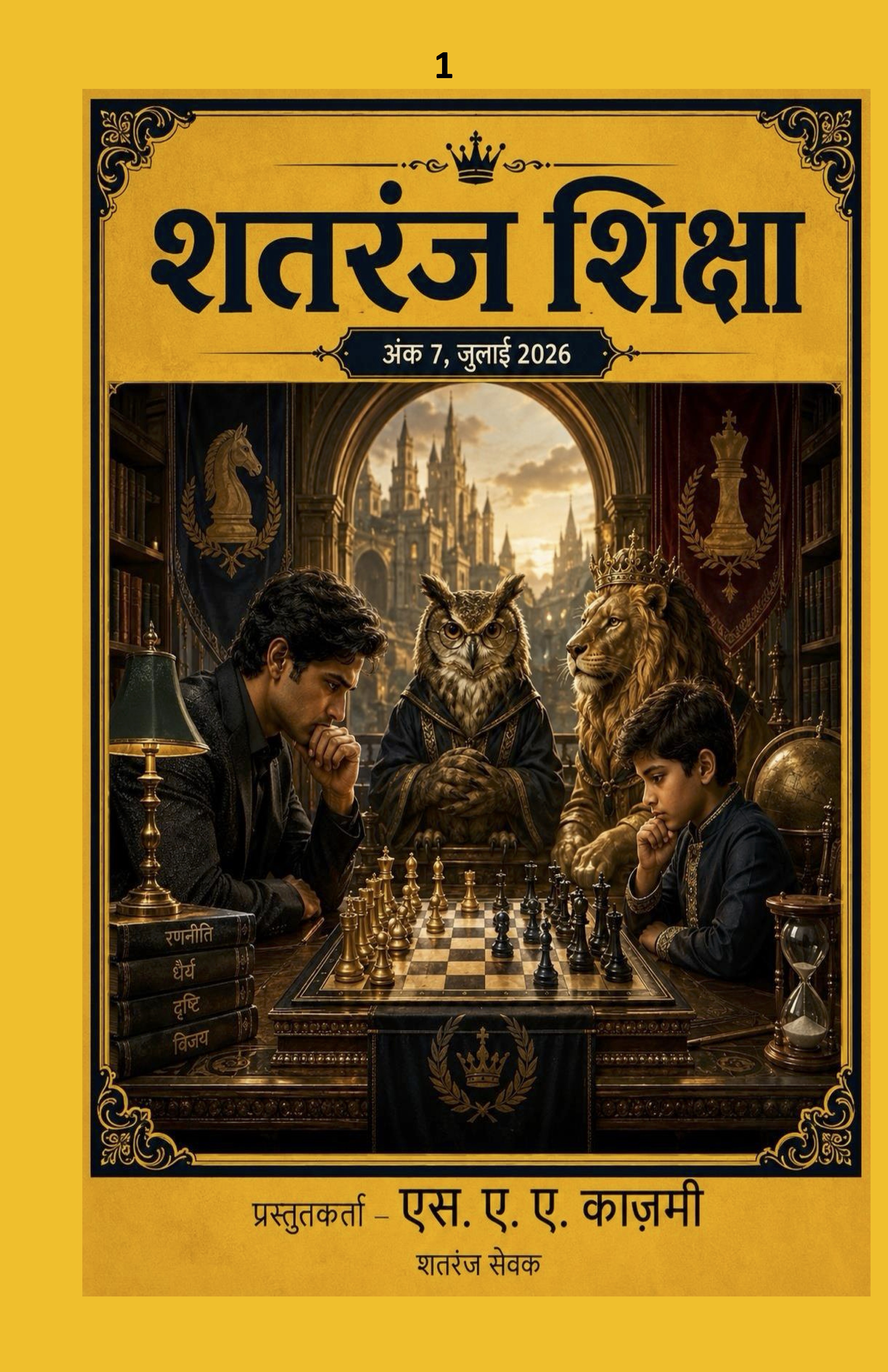 शतरंज शिक्षा - जुलाई 2026